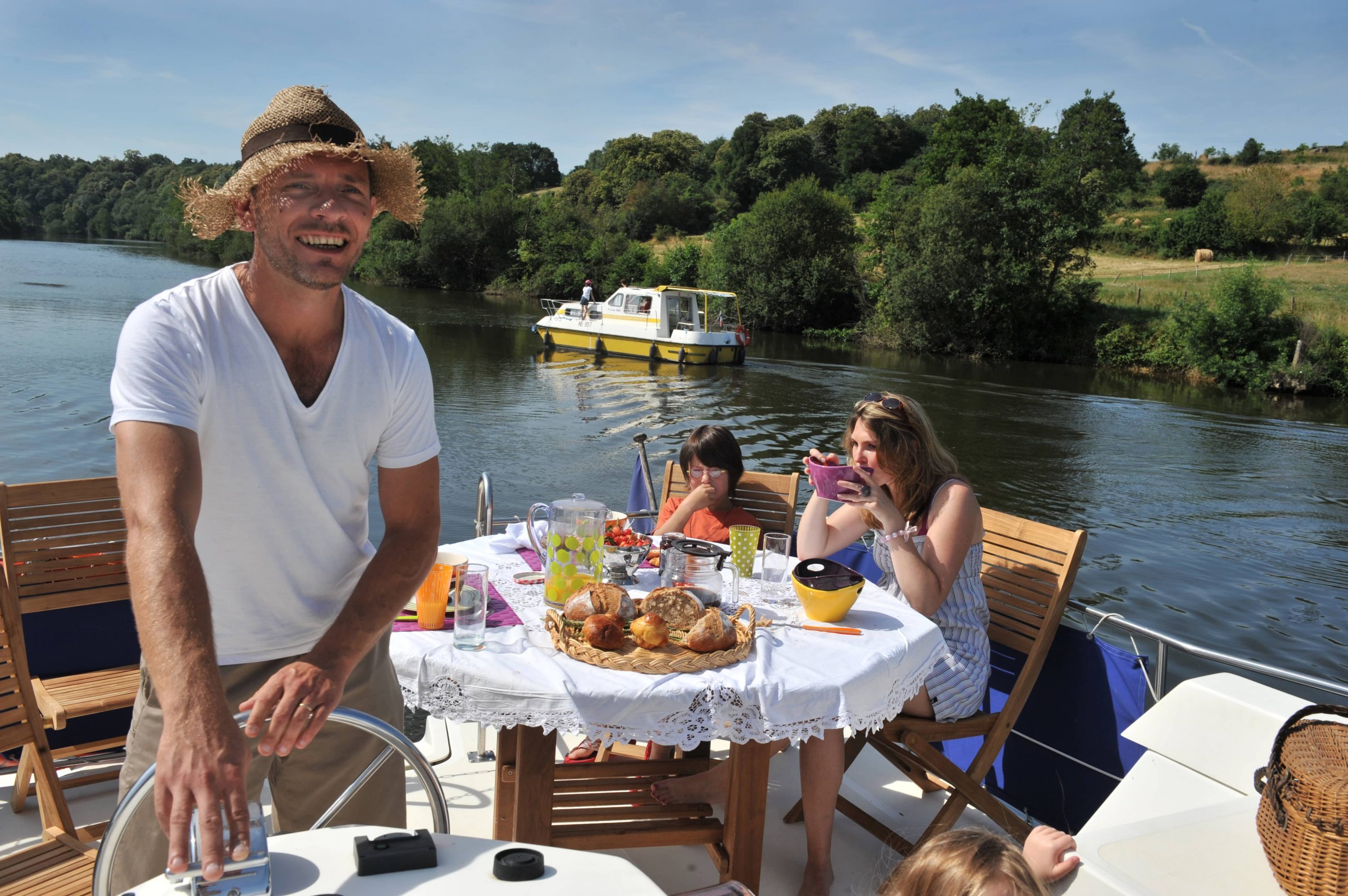 Top 5 des bateaux pour partir en croisière fluviale avec une famille nombreuse