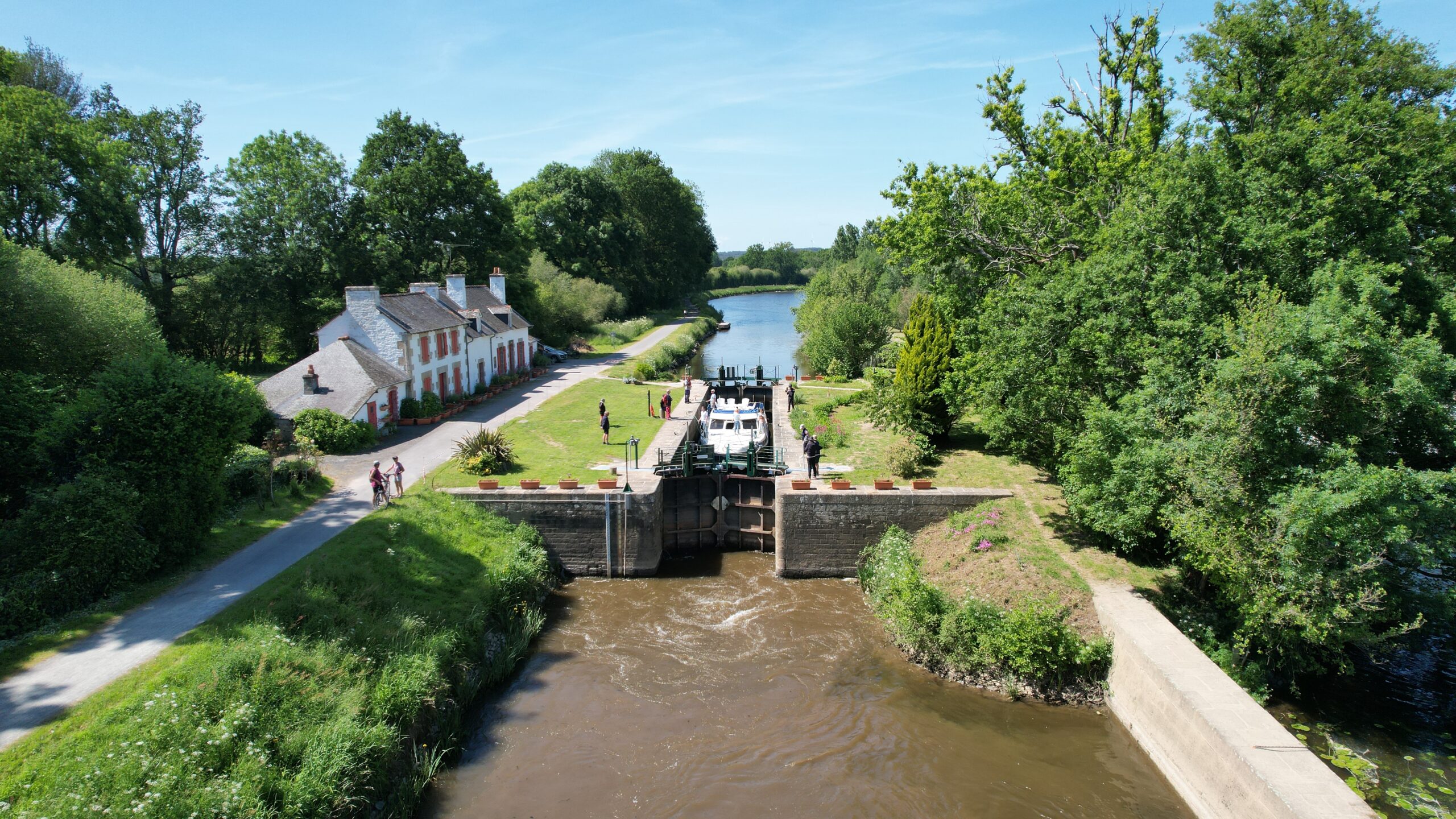 Que faire sur le canal de Nantes à Brest en famille