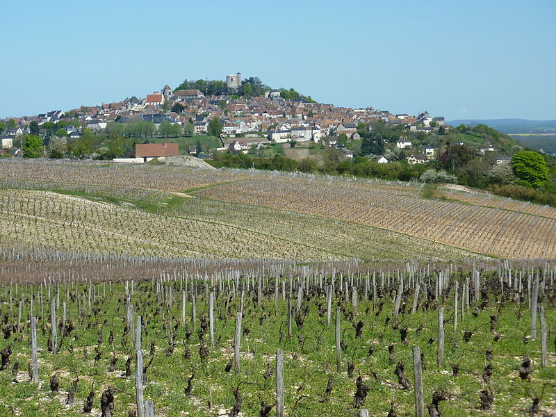 Sancerre sur sa butte (vu du sud) - © Moreau.henri