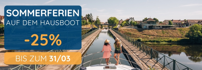 Som­mer­fe­rien auf dem Hausboot