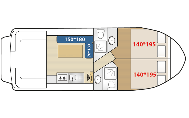 New Concorde Fly 890 Twins