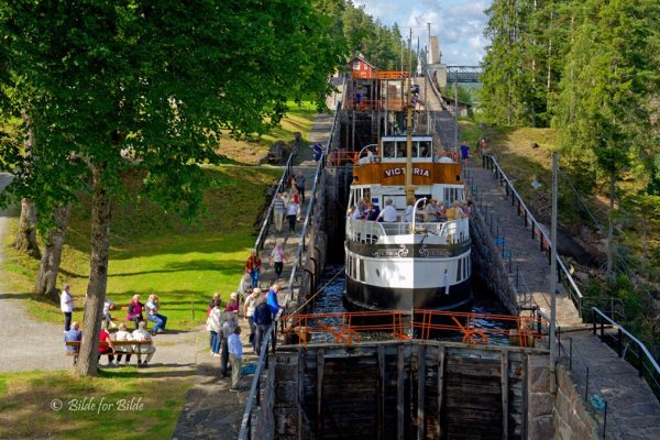 Die größte Schleuse im Telemark-Kanal